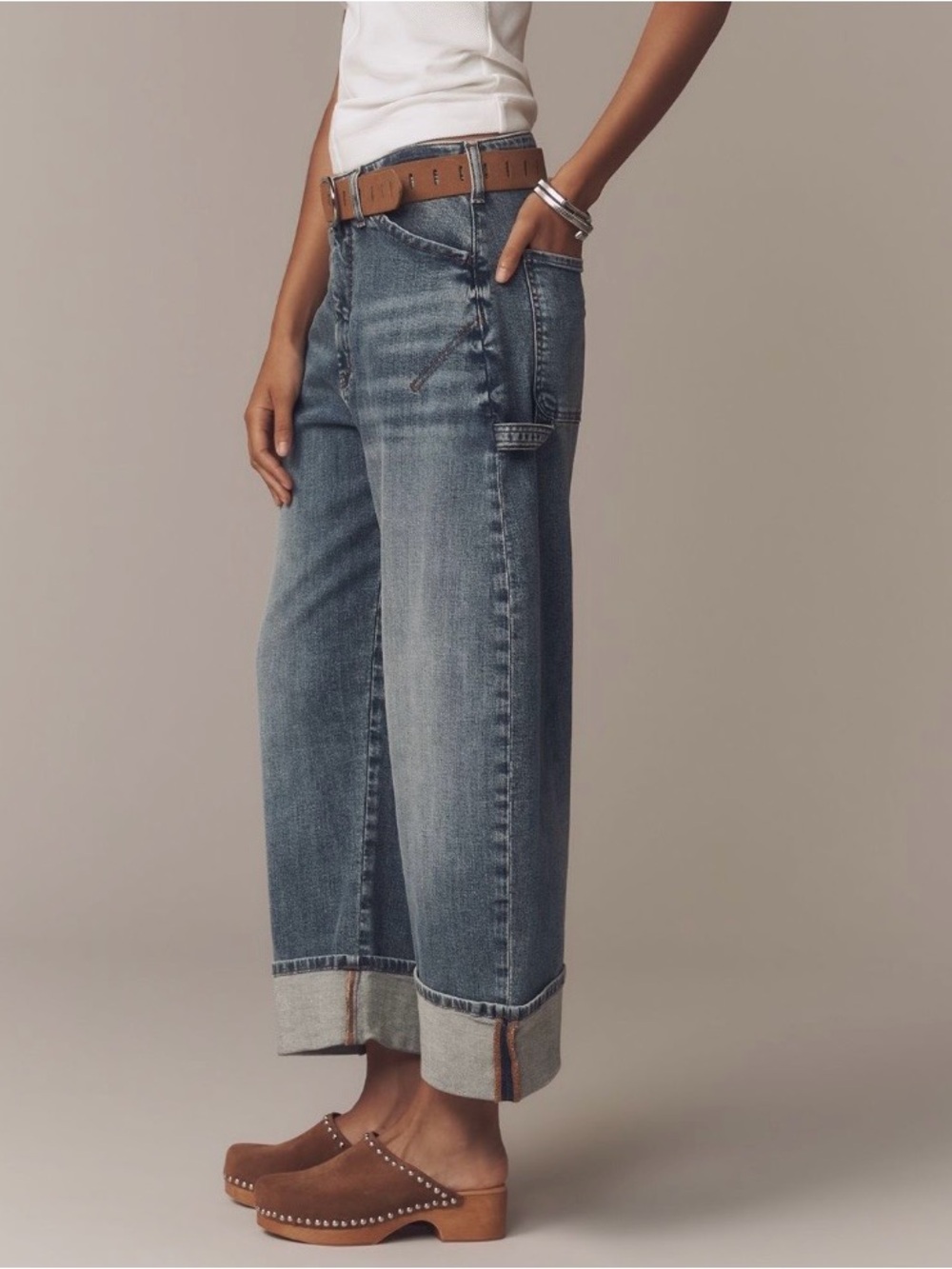 The Kayden Barrel Carpenter Jeans by Pilcro ~ NWT - Picture 3 of 6